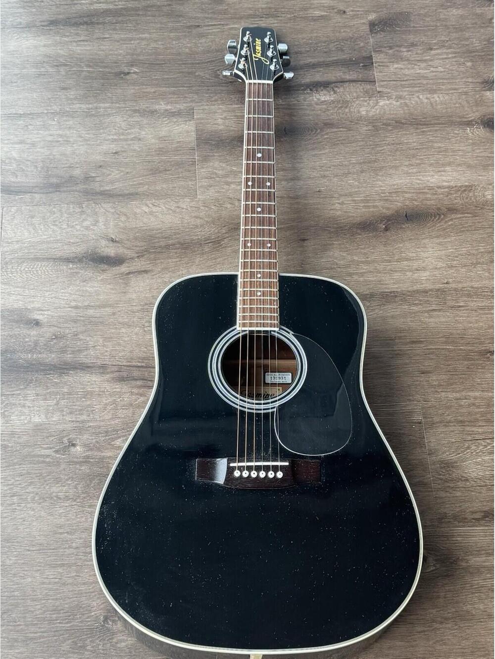 Jasmine by Takamine S41 Black Dreadnought Acoustic Guitar - Chris Hager Estate G